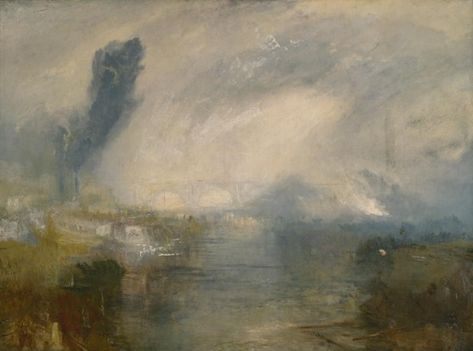 How to paint fog and mist and other transient effects - Art Studio Life Turner Watercolors, Turner Painting, J.m.w. Turner, Waterloo Bridge, Romantic Artwork, Joseph Mallord William Turner, Oil Painting Tutorial, Mary Cassatt, Georges Seurat