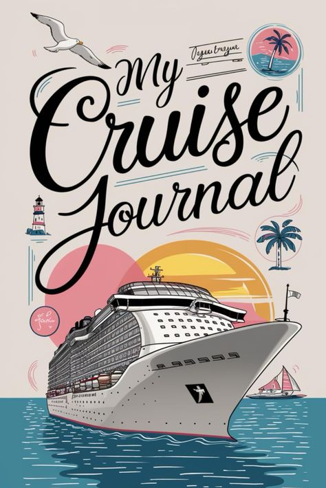 My Cruise Journal: Travel Diary for Women Cruise Journal, Journal Travel, Travel Journals, Funny Life, Life Humor, Travel Diary, Travel Journal, Map, For Women