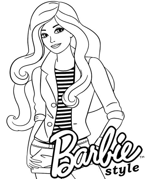 If you would like to print or download 50 more Barbie coloring pages, then click on the picture to visit our website! Barbie For Coloring, Barbie Colouring Sheet, Barbie Coloring Pages For Kids, Barbie Colouring, Barbie Print, Colour Wallpaper, Modern Barbie, Happy Birthday Coloring Pages, Disney Princess Coloring Pages