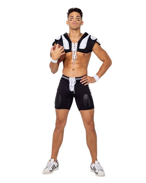 Football Costume, Cheerleader Costume, Hunks Men, Padded Shorts, Football Field, Authentic Design, Costume Shop, Football Player, Mens Costumes