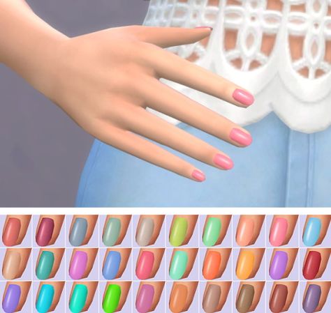 Veranka: Trendy Nail Polishes 2.0 • Sims 4 Downloads Cc Nails, Sims 4 Nails, Trendy Nail Polish, Pelo Sims, Sims 4 Cc Makeup, Sims 4 Mm Cc, Sims 4 Cc Skin, Sims 4 Mm, Sims 4 Downloads