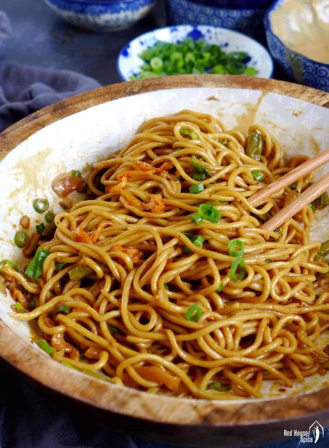 Dry Noodles, Long Bean, Classic Breakfast, Chili Oil, Recipe Notes, Red House, Noodle Dishes, Just Cooking, Breakfast Dishes