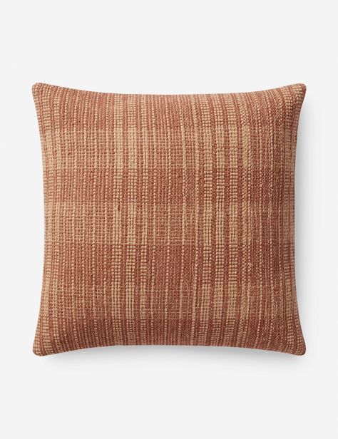 Penelope Pillow by Magnolia Home by Joanna Gaines X Loloi Terracotta Pillows, Terracotta Pillow, Red Magnolia, Ivory Pillow, Cream Pillows, Beige Pillows, Natural Pillows, Lulu And Georgia, Loloi Rugs