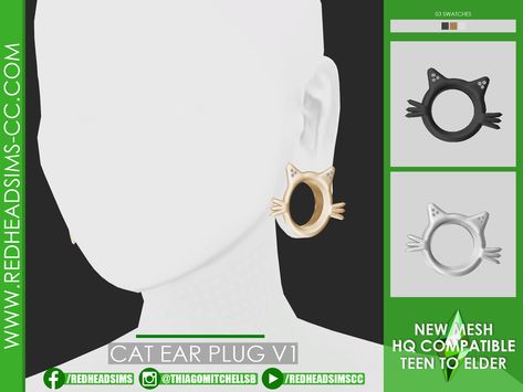 Sims 4 Cat, Alpha Sims, Sims 4 Piercings, Sims 4 Black Hair, Cc Hair, The Sims 4 Packs, Sims 4 Body Mods, Sims 4 Gameplay, Sims Four