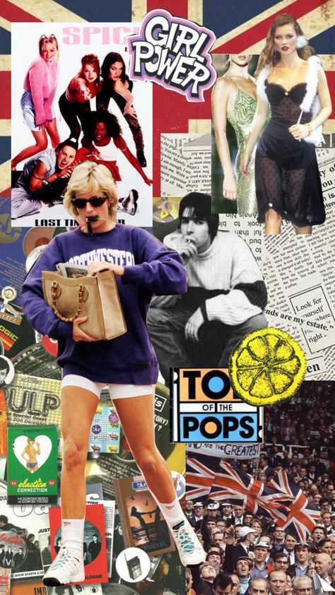 #myfirstshuffleb #oasis #uk #britpop #90s #britain #uk #katemoss #princessdiana #spicegirls #liamgallagher #stoneroses 90s Britain, Hip Hop Graphic Design, 90s Uk, Nostalgia Art, Liam Gallagher, Anais Nin, Oasis Fashion, 90s Outfit, 90s Aesthetic