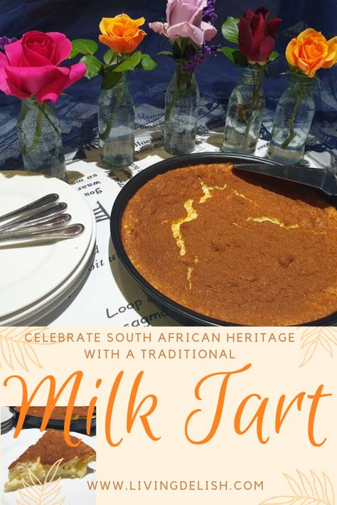 Crustless Milk Tart, Crustless Milk Tart South African, Milk Tarts, Milk Tart, Heritage Day, Oven Chicken Recipes, Salted Caramel Fudge, African Cooking, Sweet Treats Desserts