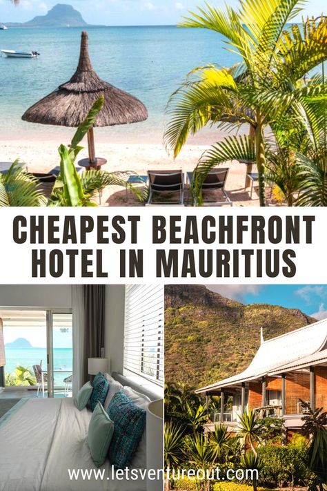 Wondering where to stay in Mauritius on a budget? Read this blog post to find out where is the cheapest beachfront hotel in Mauritius! African Islands, Mauritius Hotels, Mauritius Holiday, Mauritius Travel, Mauritius Island, Wedding Concept, Instagram Locations, Beachfront Hotels, Honeymoon Ideas