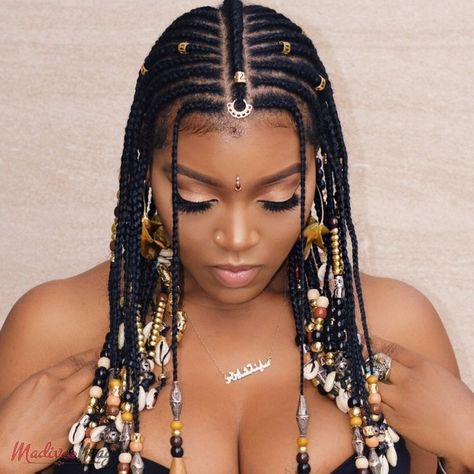 Looking for braid and cornrow inspiration for your next hairstyle? Look no further than these 43 Fulani inspired braids and cornrows styles. Fire Braids, Queen Lifestyle, Cornrow Hairstyle, Protective Hairstyles For Natural Hair, Long Box Braids, Fulani Braids, Braids With Beads, Black Kids Hairstyles, Braids For Kids