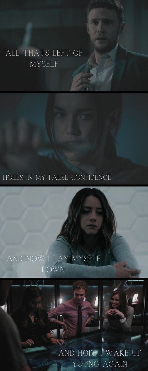 Lance Hunter Agents Of Shield, Agents Of Shield Skye And Ward, Agents Of Shield Aesthetic, False Confidence, Agents Of Shield Daisy, Agent Of Shield, Avengers Family, Avengers Girl, Daisy Johnson