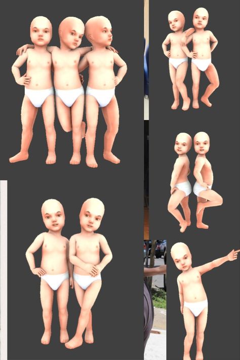 "AFS Toddler Poses" by Afro Simtric Simmer Sims 4 Cc Poses Family Twins, Triplets Poses Sims 4, Sims 4 Triplet Infant Poses, Sims 4 Twins Poses, Sims 4 Triplet Poses, Sims 4 Twin Poses, Sims 4 Toddler Poses, Sims 4 Family Poses, Toddler Makeup