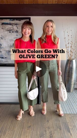 Olive Green And Red Outfit, Olive Green Wide Leg Pants Outfit, Olive Shoes Outfit, Olive Pants Outfit, Olive Green Pants Outfit, Navy Blue Outfit, Olive Shoes, Green Pants Outfit, Outfit Links