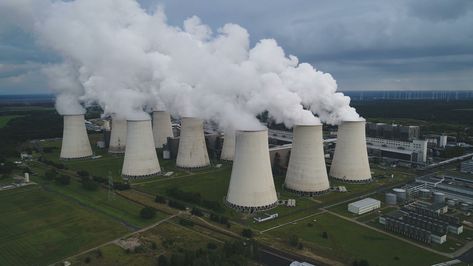 Drone shot of coal fired power station in Germany, heavy industry Europe Stock Footage,#fired#power#station#Drone Air Pollution Poster, Coal Fired Power Plant, College Flyer Design, College Flyer, Motion Graphics Tutorial, After Effects Motion Graphics, Style Character, Fire Station, Air Pollution