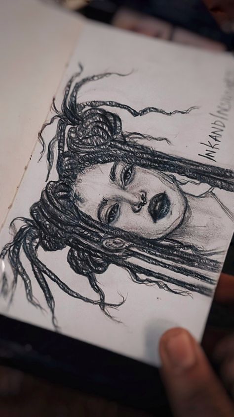 #willowsmith#art#sketch#drawing#dreadlocks Black Women Drawings Sketch Afro, Dreadlocks Sketch, Dreadlock Drawing Reference, Locs Sketch, Dreadlock Hairstyles Drawing, Dreadlock Drawing, How To Draw Dreadlocks, How To Draw Locs, Dreadlocks Drawing