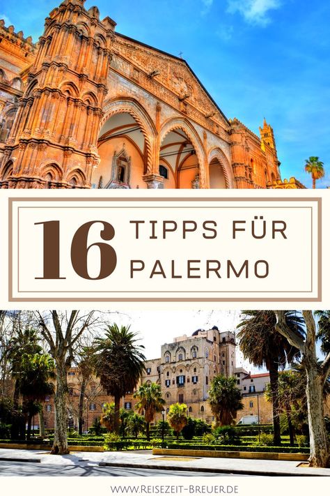 Die besten Palermo Tipps: Egal ob Highlights, Shopping oder  Restaurants. Insider Tipps für Dein Wochenende.             | Sizilien | Italien |Fontana Pretoria | Teatro Massima | Dom von Monreale | Pretoria, Grand Hotel, Palermo, Taj Mahal, Highlights, Hotel, Building, Travel