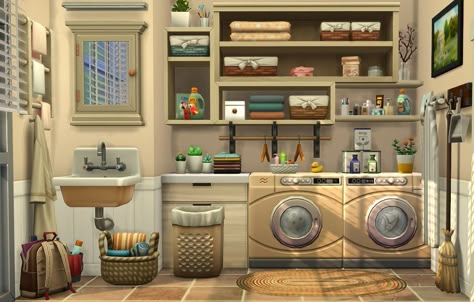 Sims Mudroom, Sims Interior Design, Sims4 Houses Ideas, The Sims 4 Room Ideas, Sims 4 Interior Design Ideas, Sims 4 Parenthood, Sims 4 Apartment, Sims Room, Sims Interior