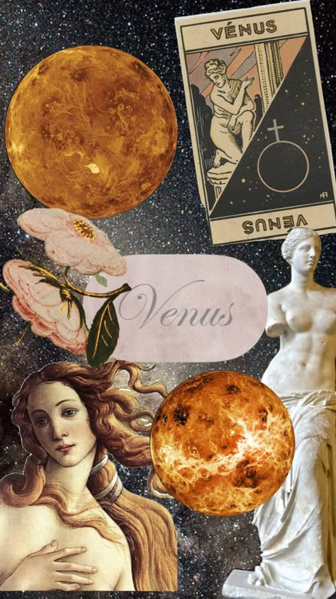 Venus Planet Aesthetic Wallpaper, Venus Astrology Aesthetic, Venus Energy Aesthetic, Venus Aesthetic Planet, Venus Planet Art, Venus Planet Wallpaper, Venus Planet Aesthetic, Venus Goddess Aesthetic, Birth Of Venus Aesthetic