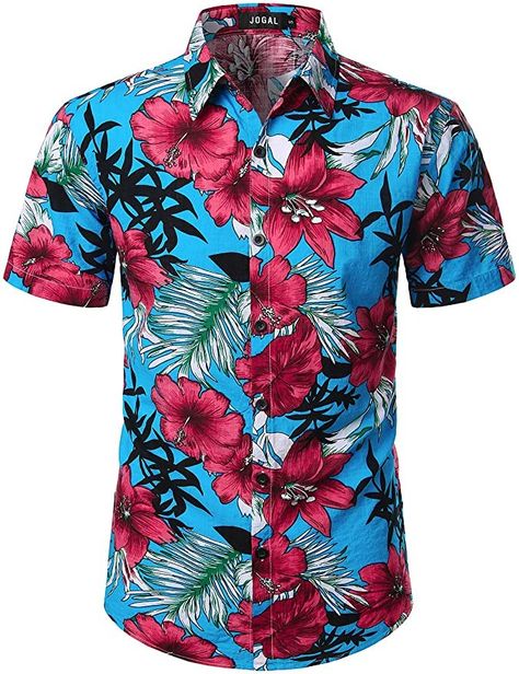 Button-front shirt featuring spread collar and short sleeve,all over printing. Floral Shirts, Fashion Blouses, Flower 3d, Button Down Short Sleeve, Hawaiian Outfit, Shirt Detail, Button Down Shirt Mens, Vetements T Shirt, Flower Shirt