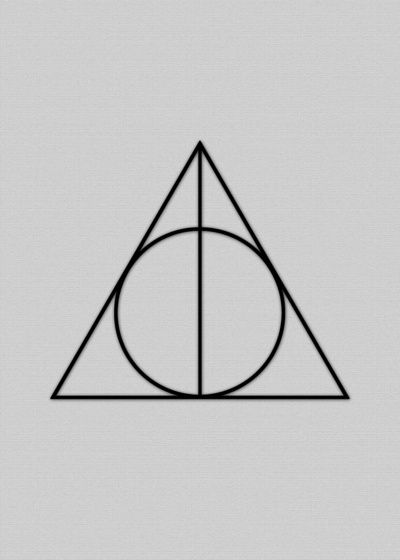 Simple Deathly Hallows Tattoo, Harry Potter Simple Tattoo, Harry Potter Tattoo Stencil, Harry Potter Tattoos Deathly Hallows, Deathly Hallows Drawing, Simple Harry Potter Tattoo, Harry Potter Deathly Hallows Tattoo, Harry Potter Triangle, Deathly Hallows Art