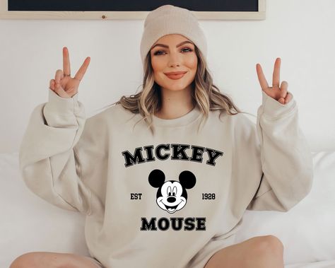 Mickey Sweatshirt, Disney Sweatshirt, Disney Trip Shirts, Mickey Shirt, Disney Sweatshirts, Vintage Mickey, Disney Trip, Travel Shirts, Vintage Disney