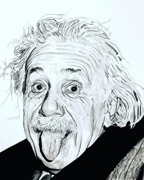 #einstein #alberteinstein #tongue my part of a #collaboration with @danny.reneau   #sulbone #art #artist #draw #drawing #sketch #illustration #instaart #artwork #paint #painting #portrait #creative #inkwash #artoftheday #artsy #photooftheday #instaartist #artistsoninstagram #vintage #fineart #ink #artlife #instagood Inkwash Paintings, Tongue Painting, Einstein Tongue, Portrait Creative, Ink Wash, Sketch Illustration, Painting Portrait, Paint Painting, Drawing Sketch