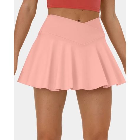 Pink tennis skirt outfit