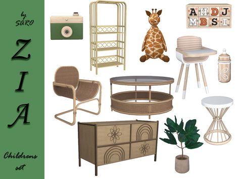 The Sims4 Cc Patreon House, Sims Resource Cc Furniture, Sims 4 Cc The Sims Resource Furniture, Sims 4 Cc Boho Furniture, Sims 4 Boho Cc Furniture, The Sims Resource Sims 4 Furniture, Boho Sims 4 Cc, Sims 4 Kids Bedroom, Sims 4 Cc Kids Furniture