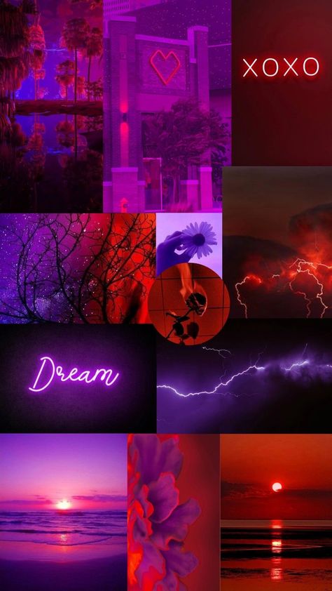 Lavender And Red Aesthetic, Blue Purple Pink Red Aesthetic, Blue Red Purple Aesthetic, Red Purple Aesthetic Wallpaper, Purple And Red Wallpaper Aesthetic, Red Blue Purple Aesthetic, Dark Purple And Red Aesthetic, Red And Purple Aesthetic Wallpaper, Red And Violet Aesthetic