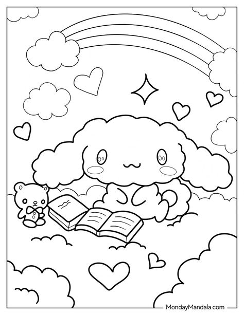 22 Cinnamoroll Coloring Pages (Free PDF Printables) Cinnamoroll Coloring Pages, Sanrio Coloring Pages, Sanrio Coloring, Hello Kitty Colouring, Hello Kitty Colouring Pages, Cat Coloring Book, Bobbie Goods, Kitty Coloring, Detailed Coloring Pages