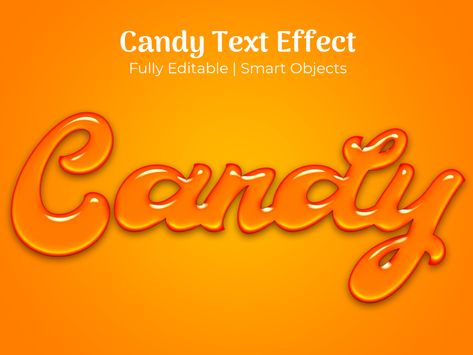 Candy Text Effect by Zahid Hossain Alif on Dribbble 3d Movie Poster, Candy Text, Poster Cinema, Candy Letters, Paper Cartoon, Food Typography, Summer Font, Ink Calligraphy, Photoshop Sketch