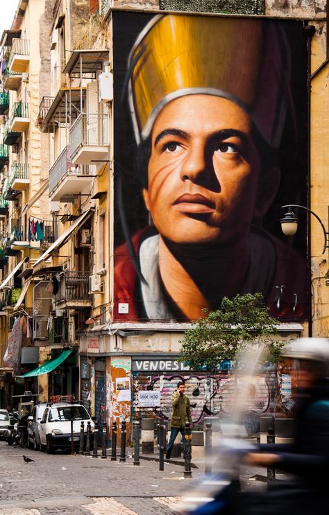 7 great pieces of Street Art in Naples Words Coloring Pages, San Gennaro, Italy Street, San Gregorio, World Street, Graffiti Words, Best Street Art, Murals Street Art, Naples Italy