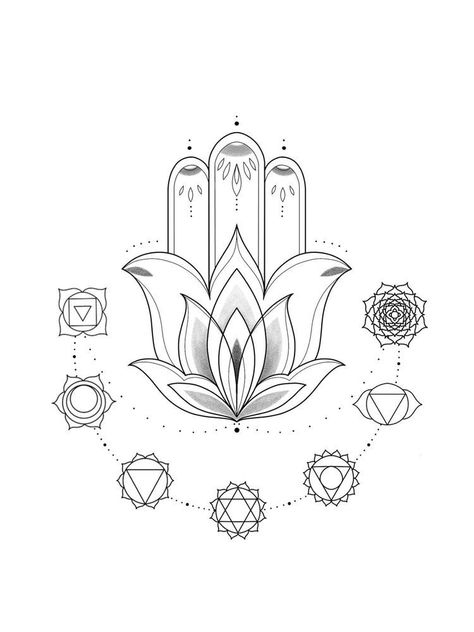 Spiritual Tattoo Sketch, Hamsa With Lotus Tattoo, Lotus Hamsa Tattoo, Hasma Tattoo, Fatima Hand Tattoo, Hamsa Tattoo Design, Word Tattoo Ideas, Hamsa Hand Tattoo, Girl Thigh Tattoos