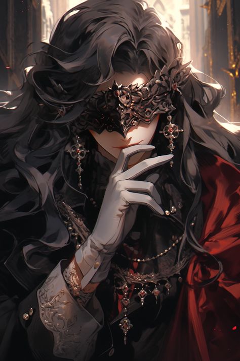 handsome manhwa villain with blindfold fanart Royal Advisor Character, Royal Oc Art, Demon King Art, Royal Queen Aesthetic, Manhwa Villain, Queen Anime, Anime City, Queen Aesthetic, Flower Drawing Design