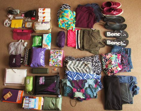 What can you fit in a 40L backpack? Europe Clothes, 40l Backpack, Backpack Packing, Holiday Packing, Travel Quotes Adventure, Adventure Bucket List, Travel Outfit Summer, South East Asia, Summer Beach Outfit