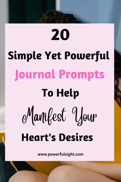 20 Journal Prompts for Manifestation Journal Writing Prompts Manifestation, Journal Prompts For Manifestation, Prompts For Manifestation, Journal Prompts Manifestation, Manifestation Journal Prompts, Failing Marriage, Get Over Your Ex, Dreams And Goals, Love Journal