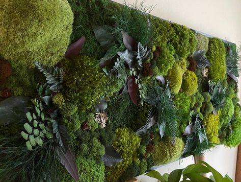 Moss wall art