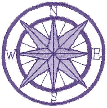 Compass Outline, Compass Embroidery, Outline Embroidery, Compass, Machine Embroidery Designs, Embroidery Design, Design Details, Design Projects, Machine Embroidery