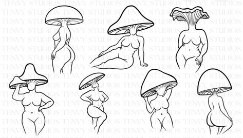 Mushroom Body Drawing, Mushroom Girl Drawing, Mushroom Woman, Mushroom Character, Giant Mushroom, Mushroom Paint, Mushroom Drawing, Mushroom Art, Body Drawing