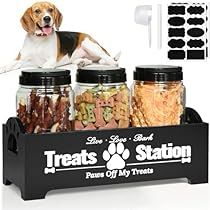 Dog Food Bin, Dog Treat Holder, Dog Treat Jars, Dog Treat Container, Pet Food Storage Container, Dog Food Storage Containers, Make Dog Food, Dog Food Container, Food Storage Organization