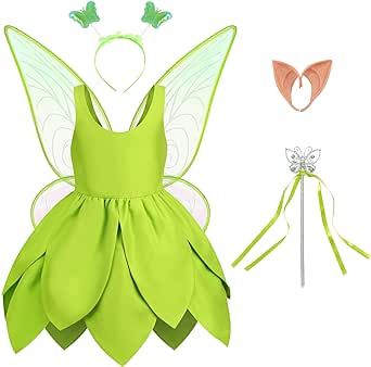 Girls Fairy Dress, Fairy Clothing, Tinkerbell Costume, Costume For Girls, Halloween Fairy, Elf Ears, Fairy Dress, Girls Toddler, Unique Things