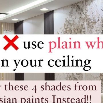 Cyrus Atelier on Instagram: "Try these Asian paints @asianpaints colours on your ceiling !! Follow @architect_shalinth for more such content!! #paint #wallpainting #asianpaints #falseceiling #ceilingpainting #design #interiordesign #architecture #paintprotection #painting🎨 #wallcolor #colorideas #chennaiinteriors" Ceiling Colours Paint, Celling Colour Combinations, False Ceiling Colour Ideas, False Ceiling Colour, Ceiling Color Ideas, Asian Paints Wall Designs, Asian Paints Colour Shades, Asian Paints Colours, Ceiling Paint Colors