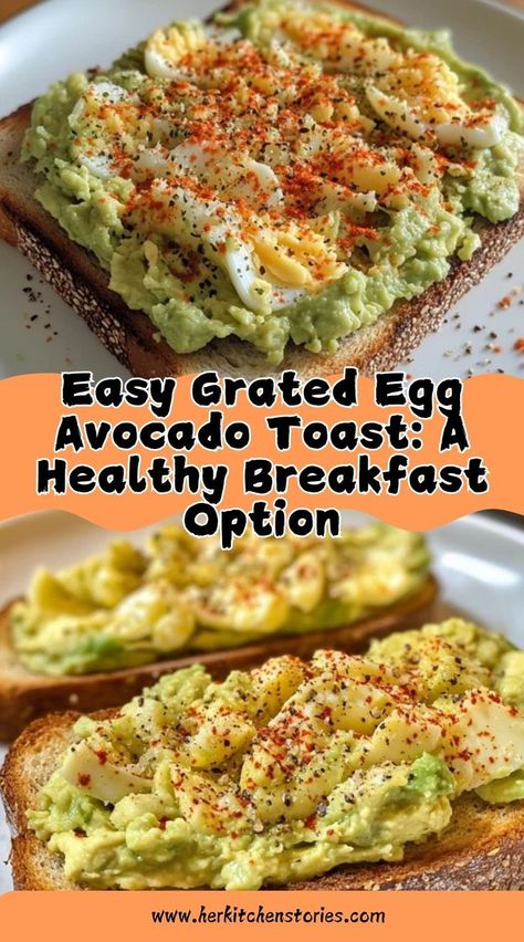 You’ll love how easy it is to make this Grated Egg Avocado Toast—simple, quick, and healthy. Quick Healthy Egg Breakfast, Good Avocado Toast Recipes, How To Make Avocado Toast, Avacodo Toast Recipes Breakfast, Avocado Toast And Egg, Egg And Avocado Breakfast, Avocado Breakfast Recipes, Avocado And Egg Toast, Healthy Avocado Toast