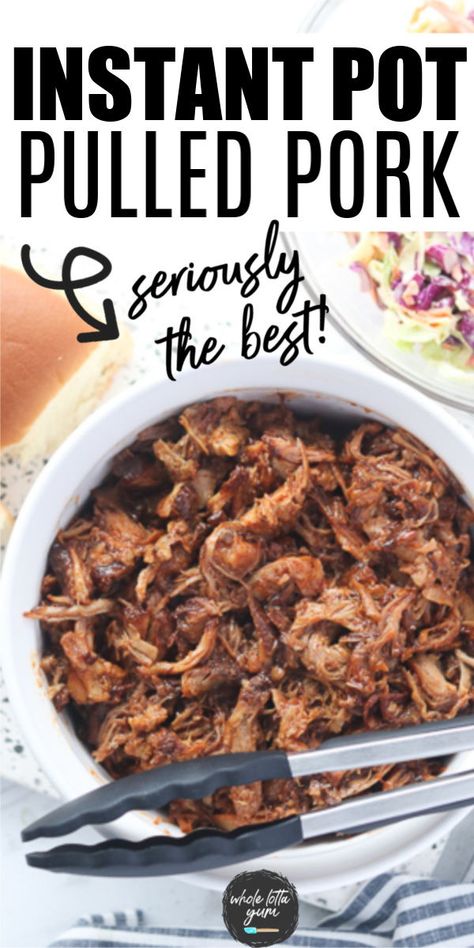 Pulled Pork Instant Pot Recipe, Instant Pot Pulled Pork Recipe, Instant Pot Pulled Pork, Pork Shoulder Recipes, Pulled Pork Recipe, Pork Recipes Easy, Using A Pressure Cooker, Instant Pot Pork, Pulled Pork Recipes