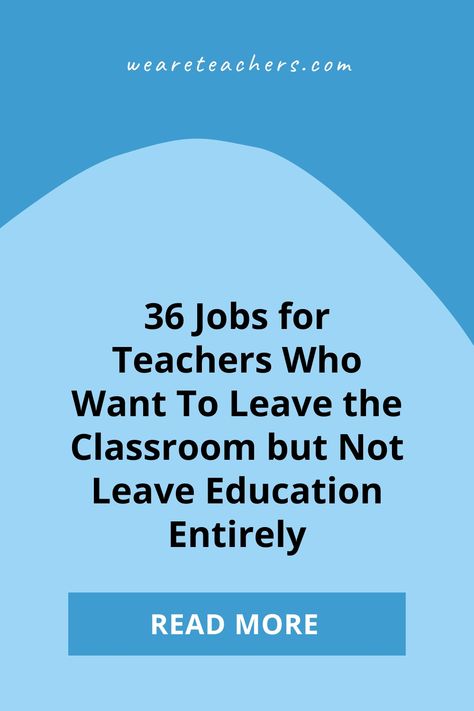 Not-Leave-Education Alternative Jobs For Teachers, Jobs For Former Teachers, Careers List, List Of Careers, Teacher Professional Development, Teacher Career, Common Core Ela, Professional Development For Teachers, We Are Teachers