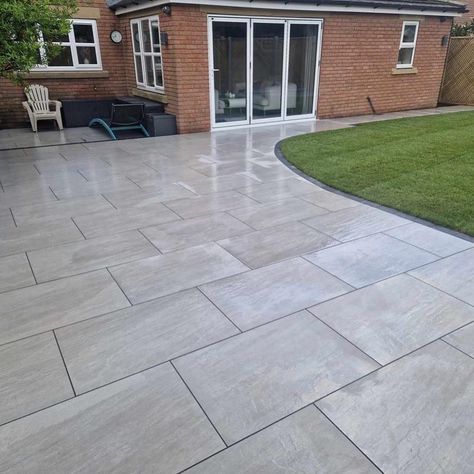 An incredible garden using our Aged Kandla Grey porcelain paving. Norwood Landscapes work in and around the Selby area, creating beautiful gardens in both Sandstone and Porcelain. 📞 Call our team on 01977 782240 💻 Visit our website https://rflandscapeproducts.co.uk/product/aged-kandla-grey-2cm-porcelain-paving/ Details ✔️ Product : Aged Kandla Grey Paving Format: 600x900mm Material: Porcelain Paving Credit - Norwood Landscapes . . . ✔️ Trade accounts available ✔️ Sample kits availabl... Walkway Pavers, Grey Paving, Porcelain Paving, Patio Garden Design, Walkway, Patio Garden, Beautiful Gardens, Garden Design, Villa