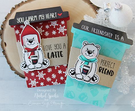 Honey Bee Stamps | Coffee Card Gift Holders | nichol magouirk | Bloglovin’ Coffee Cup Gift Card Holder, Chocolate Card, Coffee Gifts Card, Gift Holders, Coffee Cards, Honey Bee Stamps, Bee Cards, Coffee Sleeve, Cricut Joy