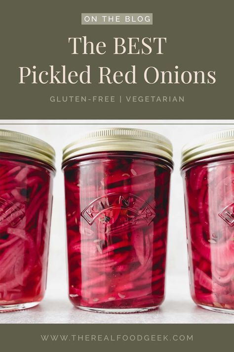 Tacos Pulled Pork, Make Pickled Red Onions, Pickled Recipes, Red Onion Recipes, Quick Pickled Red Onions, Cinco De Mayo Celebration, Quick Pickled Onions, Produce Recipes, Meal Prep Snacks