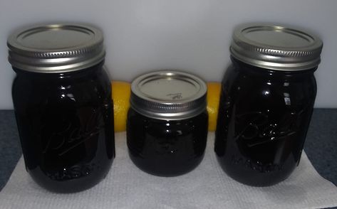 Blackberry Jelly Recipe - Food.com Blackberry Jelly Recipe Seedless, Blackberry Jelly Recipe With Pectin, Blueberry Jelly Recipe, Canning Jelly Recipes, Blackberry Jelly Recipe, Canning Jelly, Pectin Recipes, Blueberry Jelly, Ball Blue Book