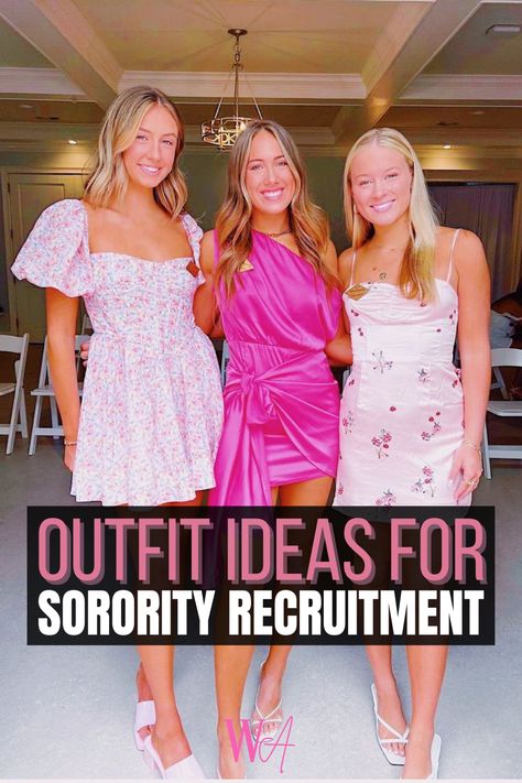 Pref Dresses Rush, College Rush Week Outfits, Sorority Brunch Outfit, Uf Rush Week Outfits, Rush Week Outfits Pref Night, Sorority Orientation Outfit, Rush Pref Dress, Preference Night Outfits Sorority, Rush Open House Outfits