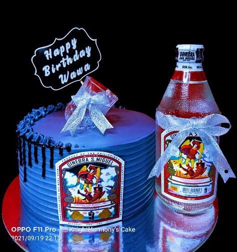 Gin Cake Design, Gin Cake, Happy Birthday Cake, Theme Cake, Sugar Cane, Happy Birthday Cakes, Themed Cakes, Gin, Liquor