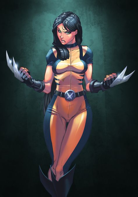 X-23 X 23 Marvel, X-23 Fanart, Wolverine Family, All New Wolverine, Laura Kinney, Marvel Wolverine, Wolverine Art, Kitty Pryde, Emma Frost